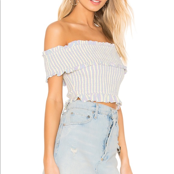 ❤️NWT Lovers + Friends Cold Shoulder Crop Small❤️ - Picture 2 of 8